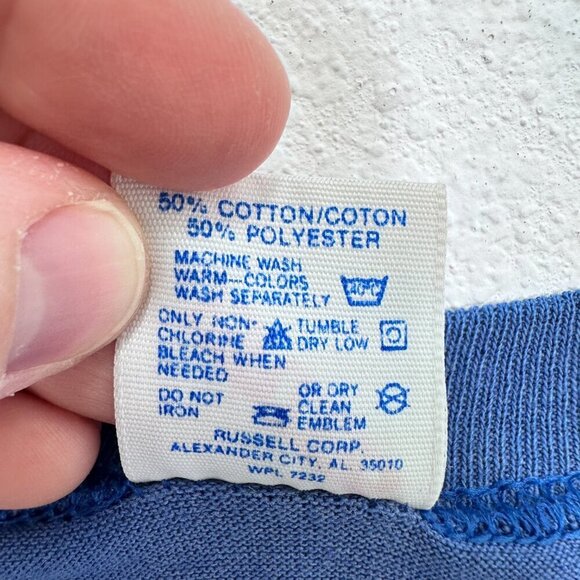 Vintage 1991 Single Stitch Deer Nature Outdoors Graphic Shirt on Jerzees Tag M - Picture 3 of 6